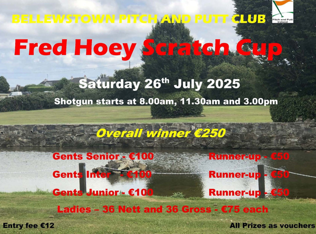 Bellewstown Scratch cup - Sat 26th July image