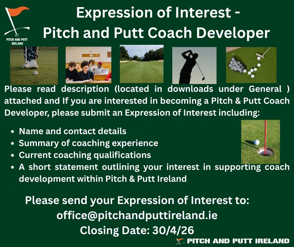 Expression of Interest - Pitch and Putt Coach Developer image