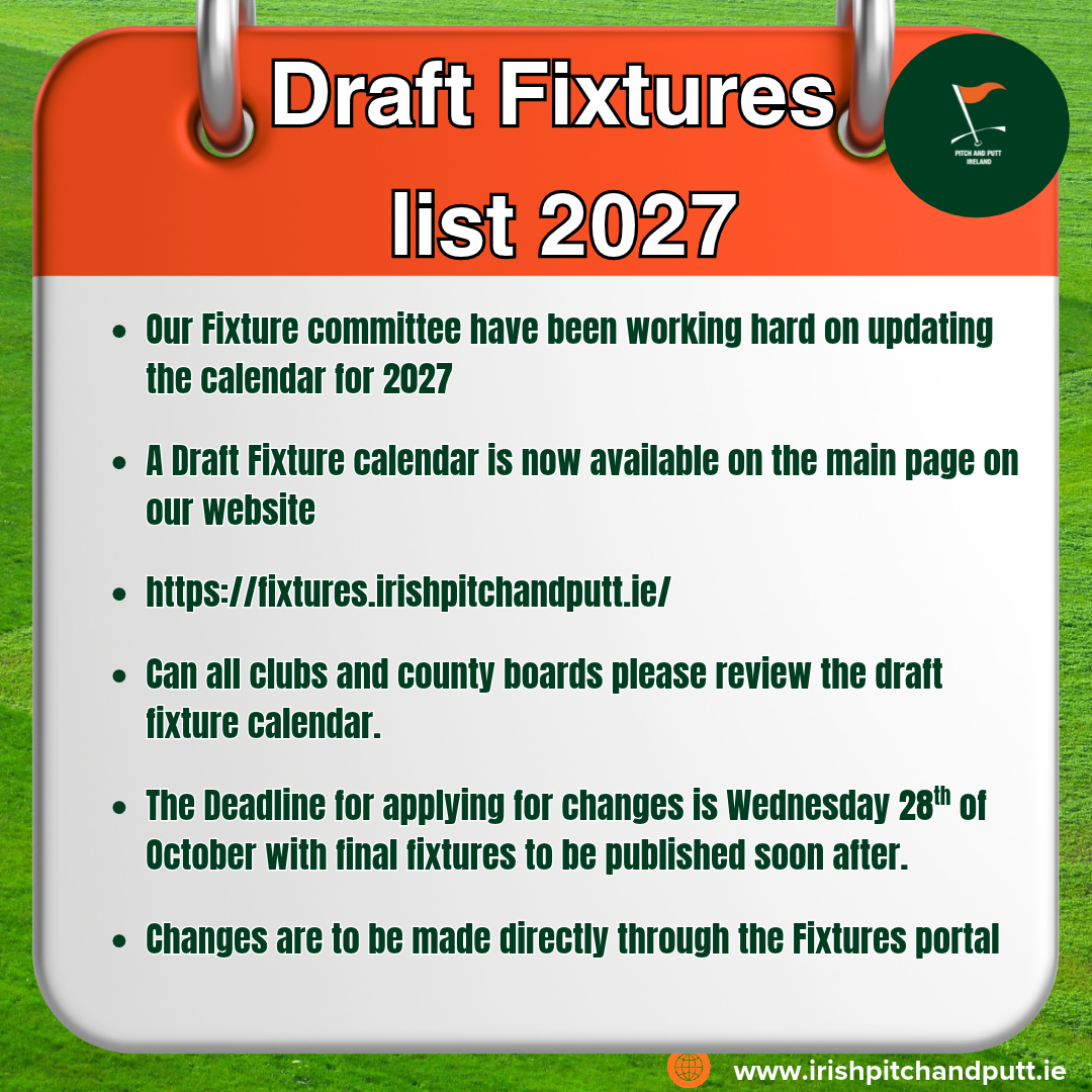 2027 Draft Fixture List