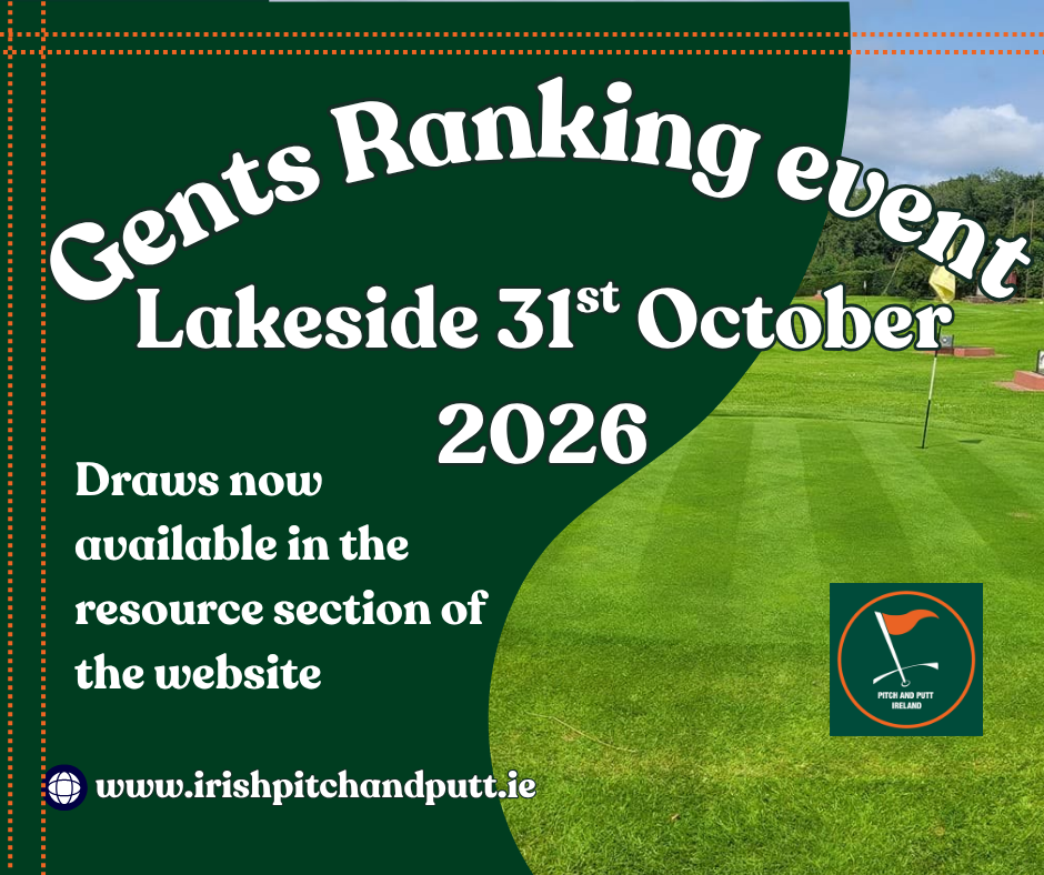 Gents Ranking Event 31st October 2026 -Draw