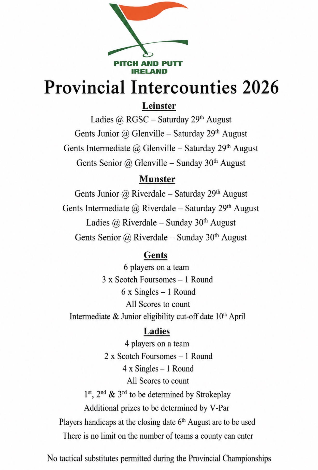 Provincial Intercounties 2026