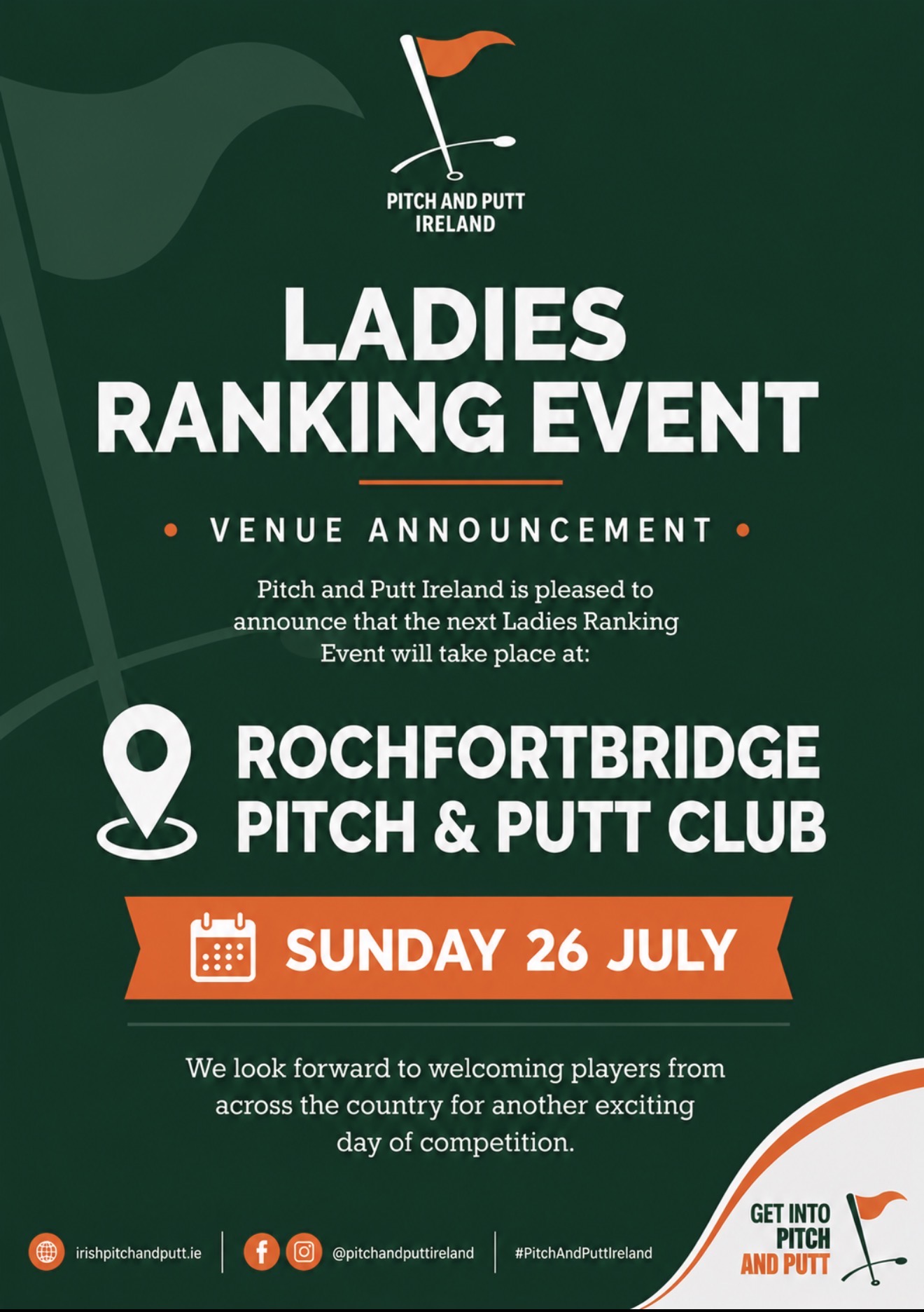 Ladies Ranking Event Venue Announcement