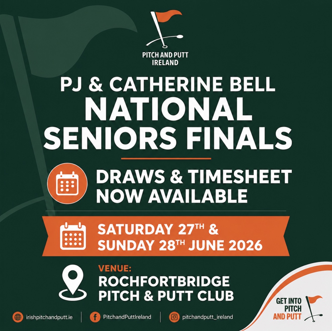 PJ & Catherine Bell National Seniors Finals Draws & Timesheet