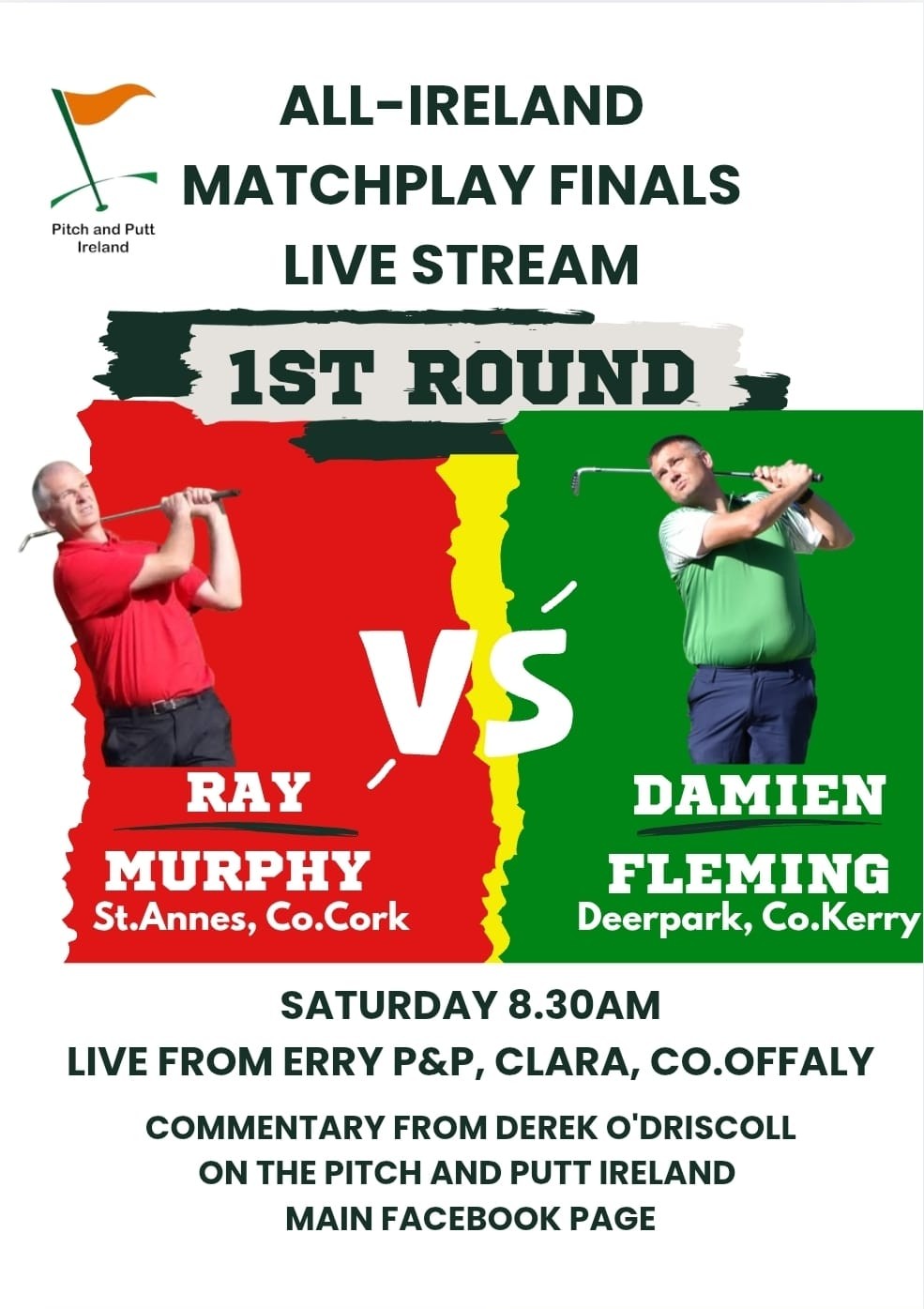 All Ireland Matchplay Finals Live Stream - 1st Round image