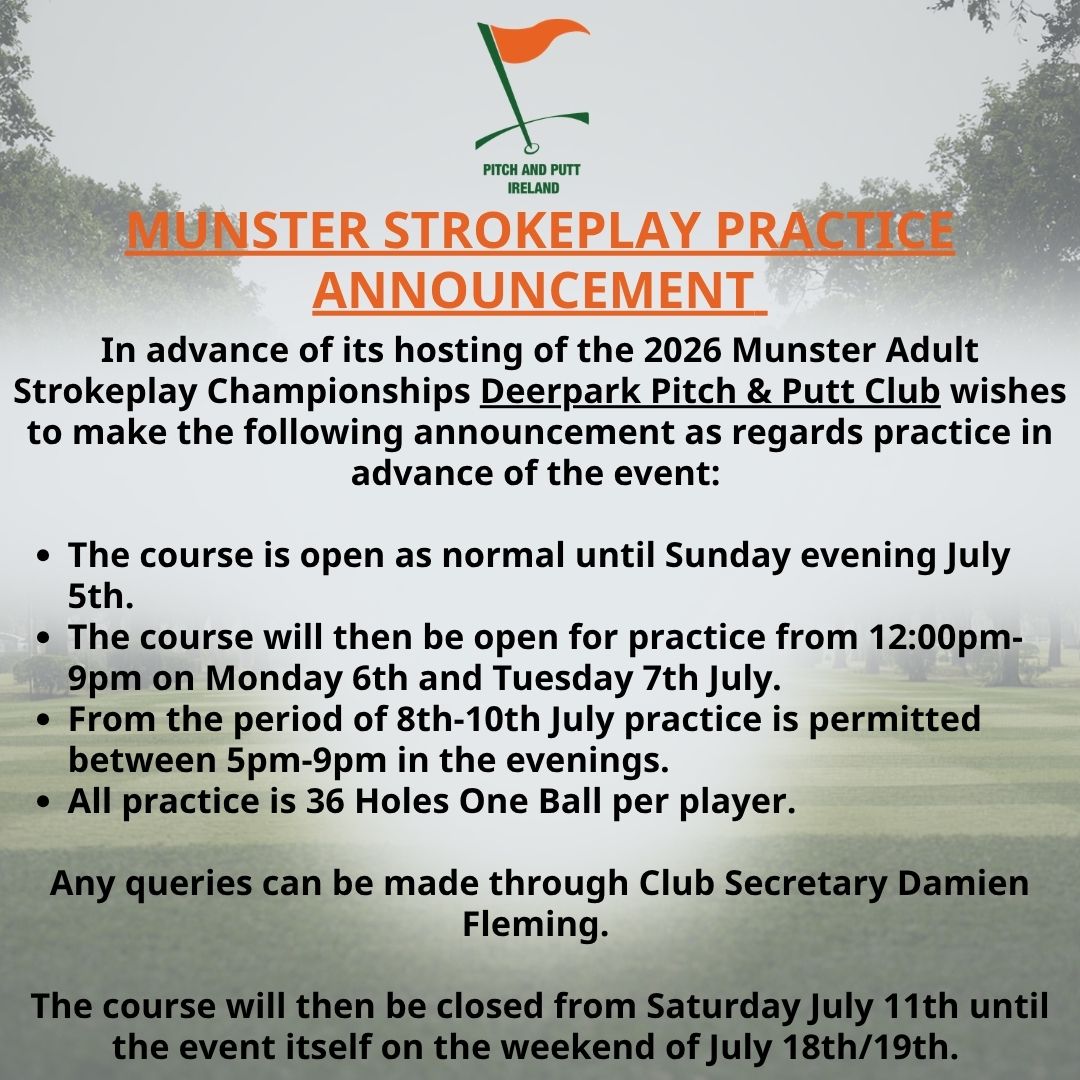 Munster Strokeplay Practice