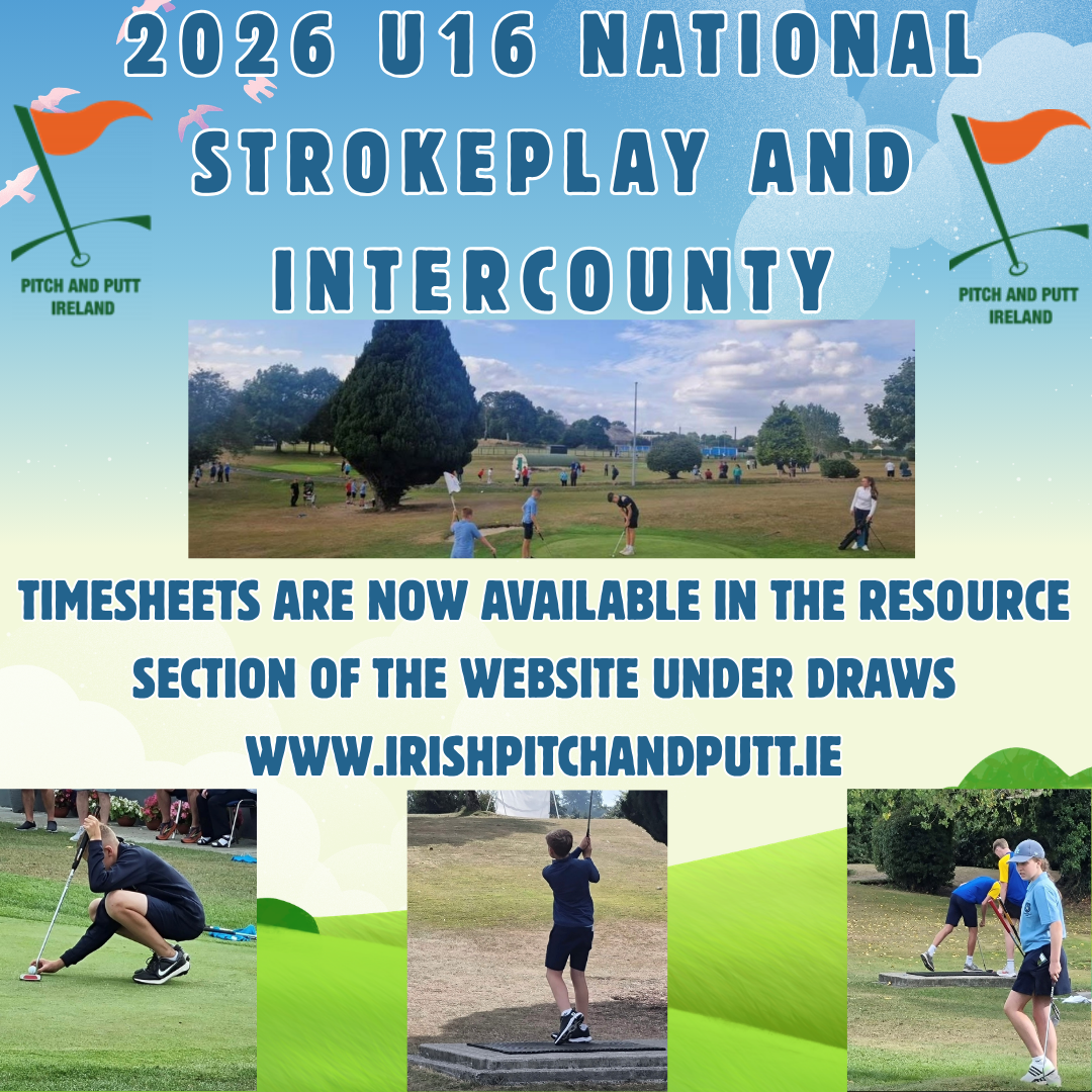 2026 U16 National Strokeplay Timesheets