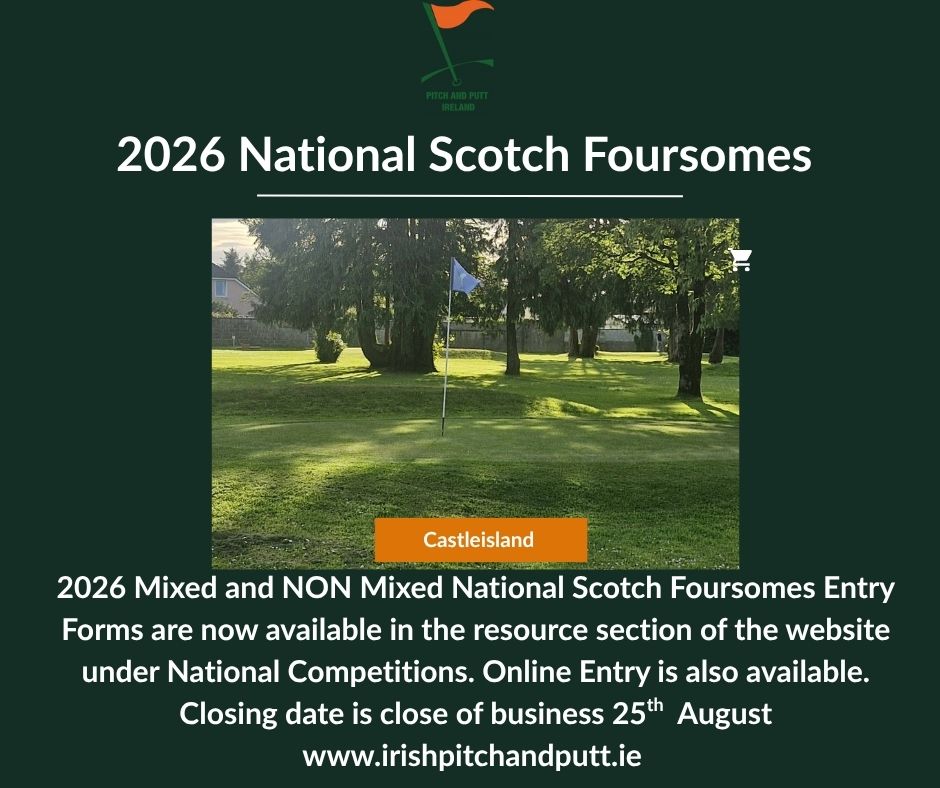 2026 National Scotch Foursomes Mixed & Non Mixed Entry Forms