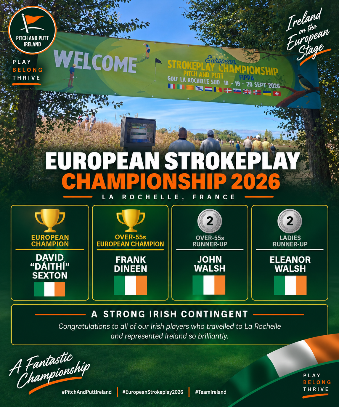 Irish Success at European Strokeplay Championship in La Rochelle