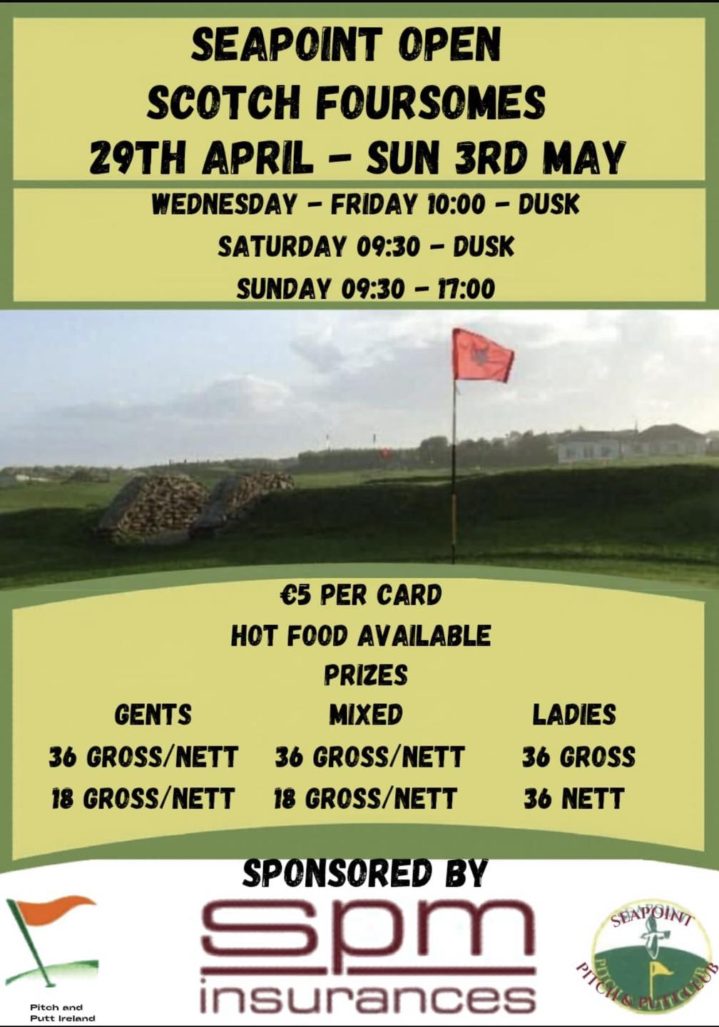 Seapoint Open Scotch Foursomes & Scratch Cup 2026