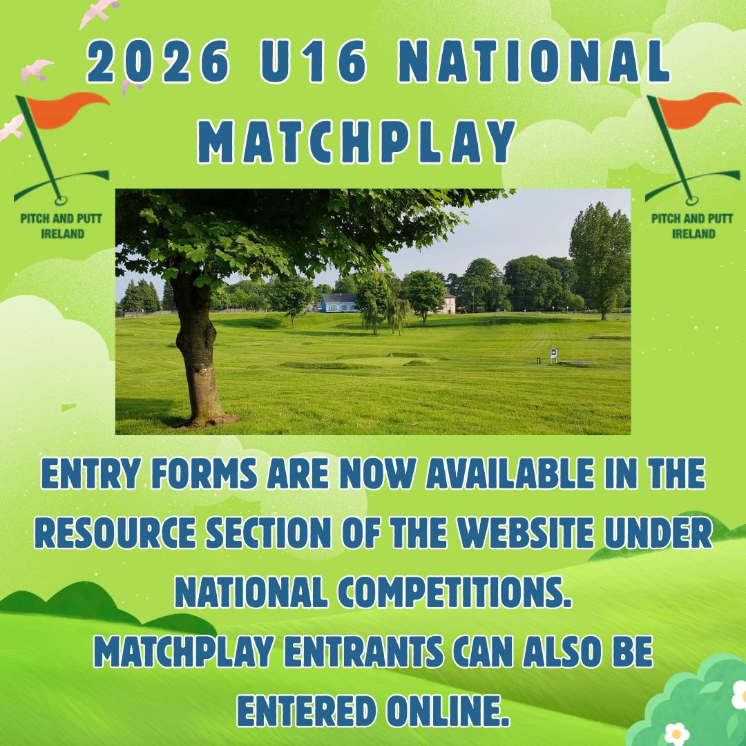 2026 U16 National Matchplay Entry Forms