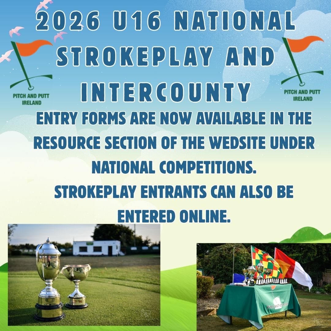 2026 U16 National Strokeplay and National Intercounty Entry form