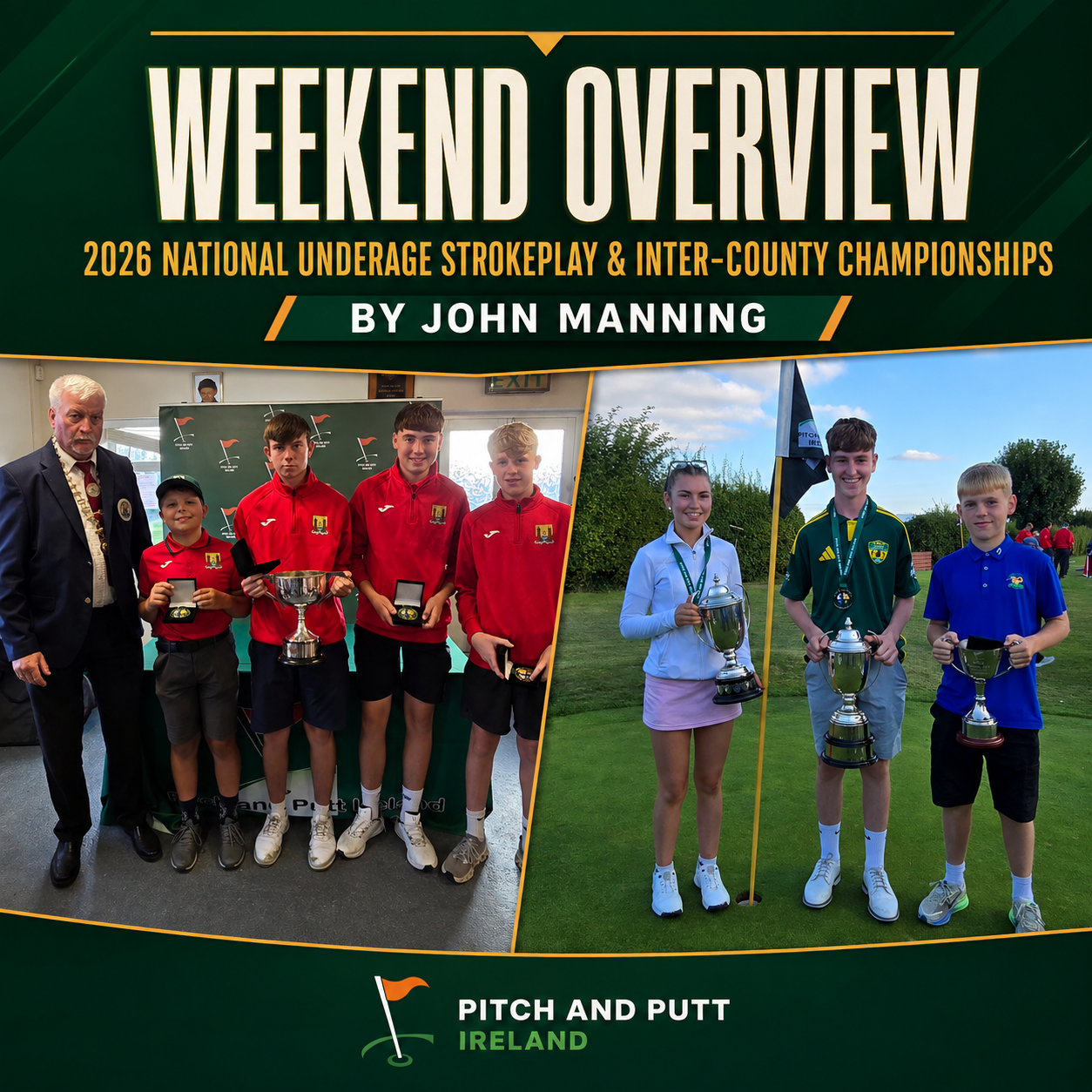 Overview of Underage National Strokeplay and Intercounty