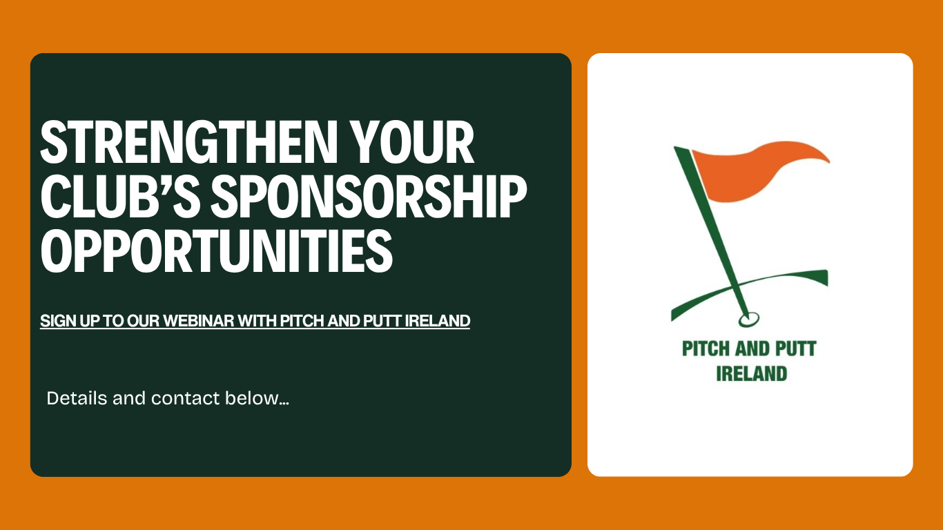 Sponsorship for your clubs