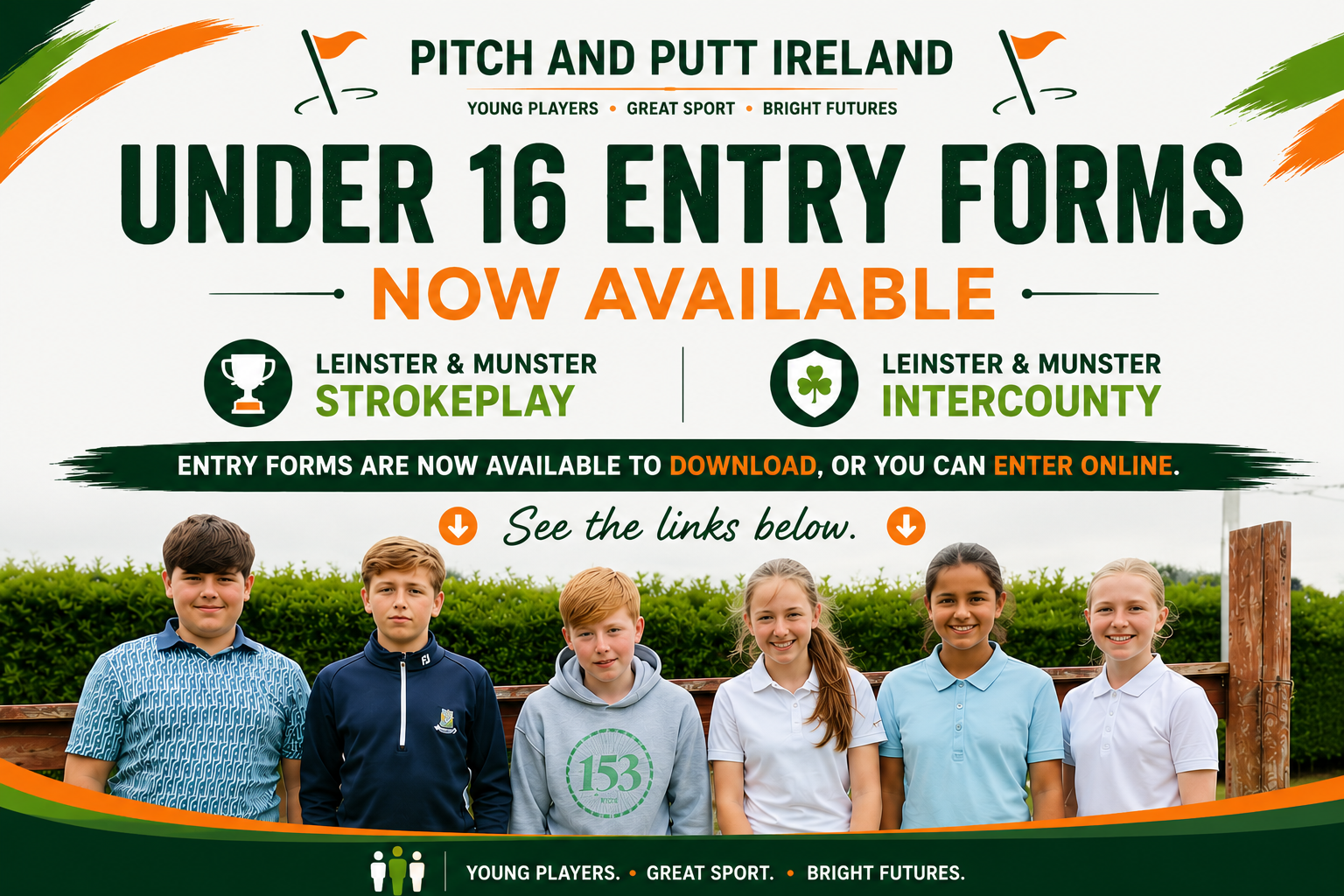 leinster and Munster  Strokeplay & Intercounty Entry Forms